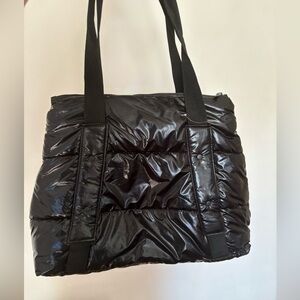 Joe Fresh Black Puffer Tote